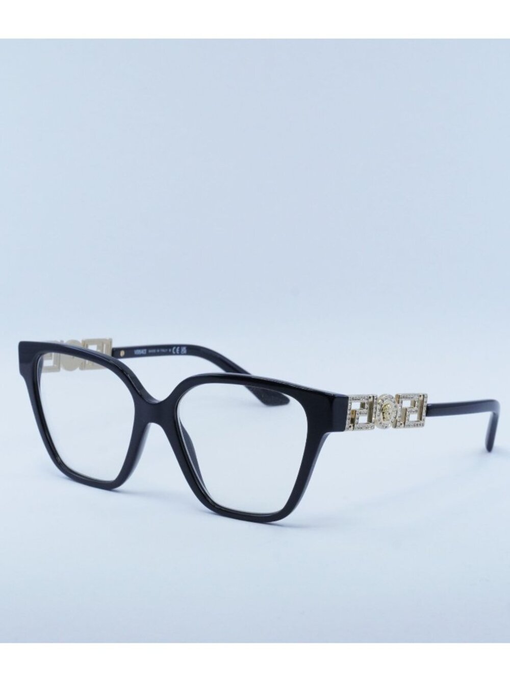 Versace VE3358B GB1 Eyeglasses Black 52mm Cat Eye Frame